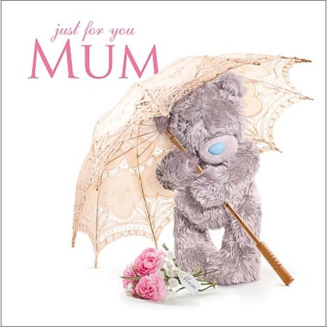 3D Holographic Just For You Me to You Bear Mothers Day Card £2.99